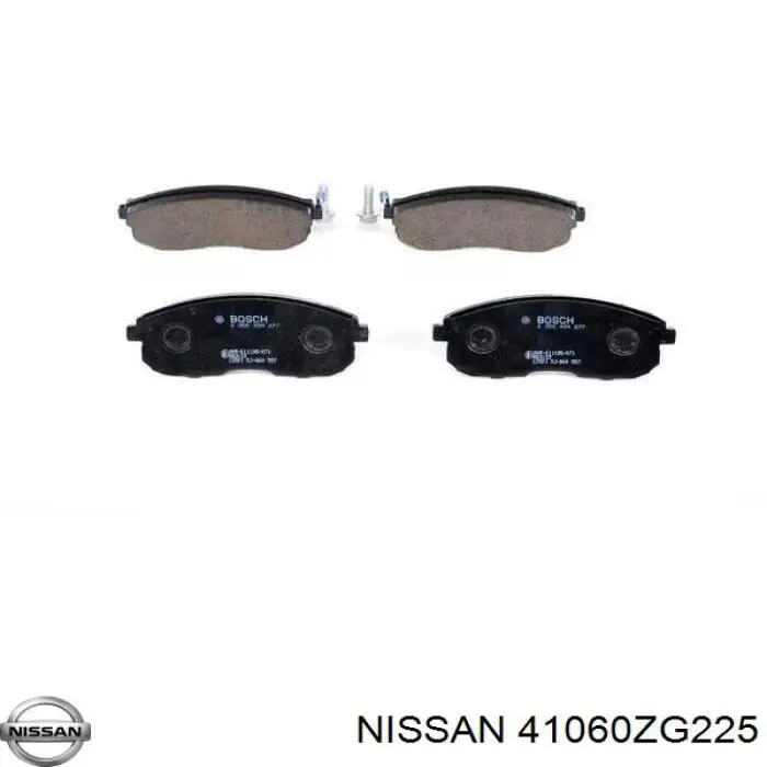 Колодки Nissan/Infiniti 41060ZG225 цена, от 20.02 USD