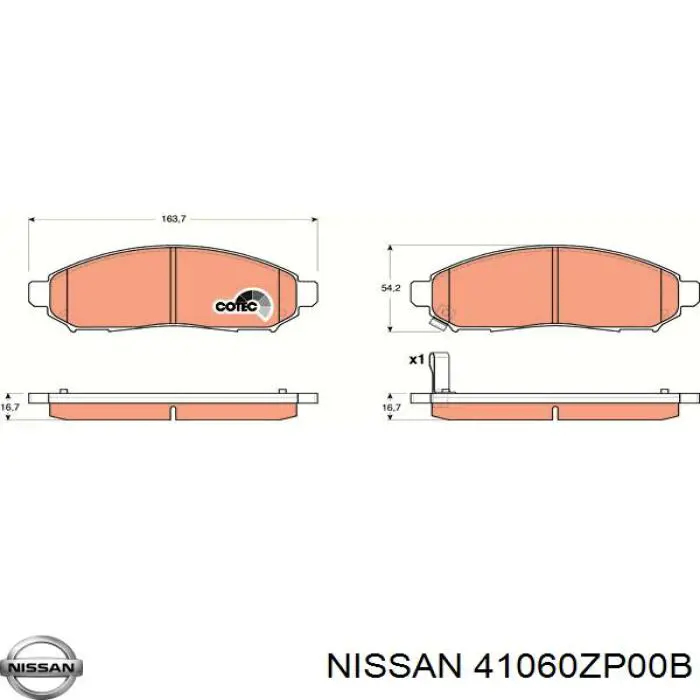  41060ZP00B Nissan