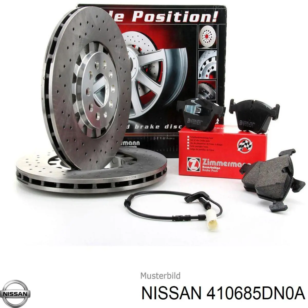 410685DN0A Nissan/Infiniti Датчик износа тормозных колодок передний