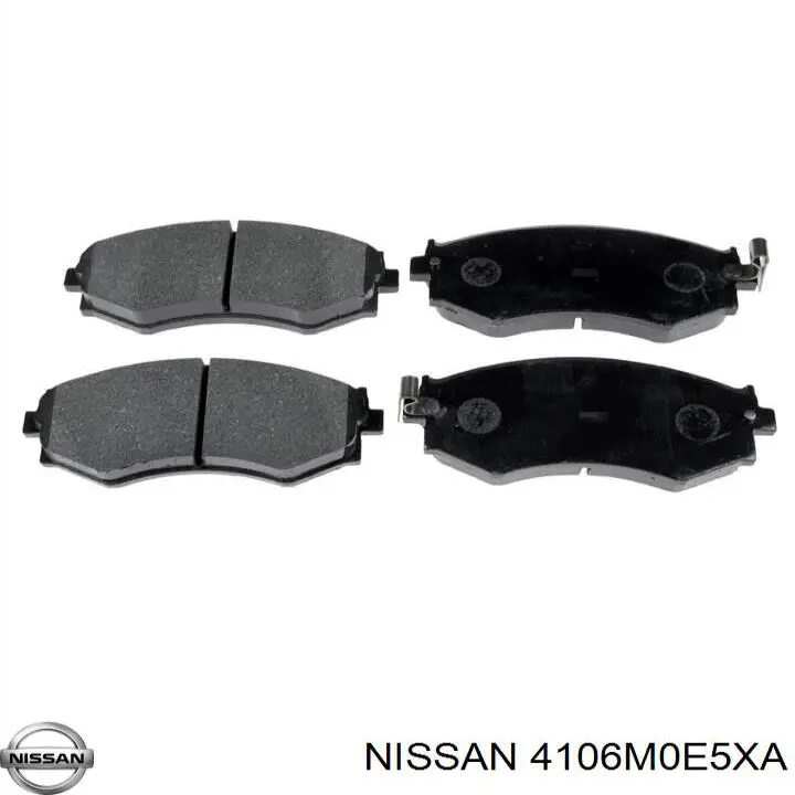 4106M-0E5XA Nissan колодки тормозные передние дисковые