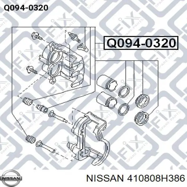 410808H386 Nissan 