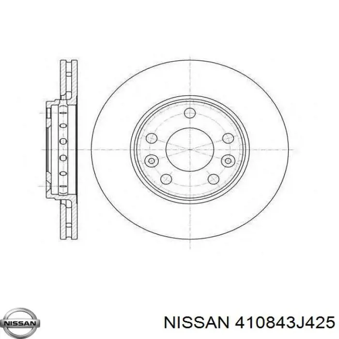 Комплект пружинок крепления дисковых колодок, передних Nissan/Infiniti 410843J425 цена, от 3.55 USD