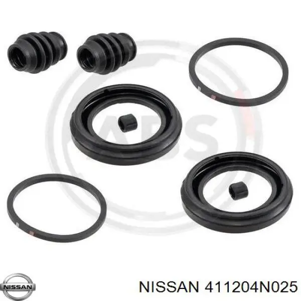 411204N025 Nissan ремкомплект суппорта тормозного переднего