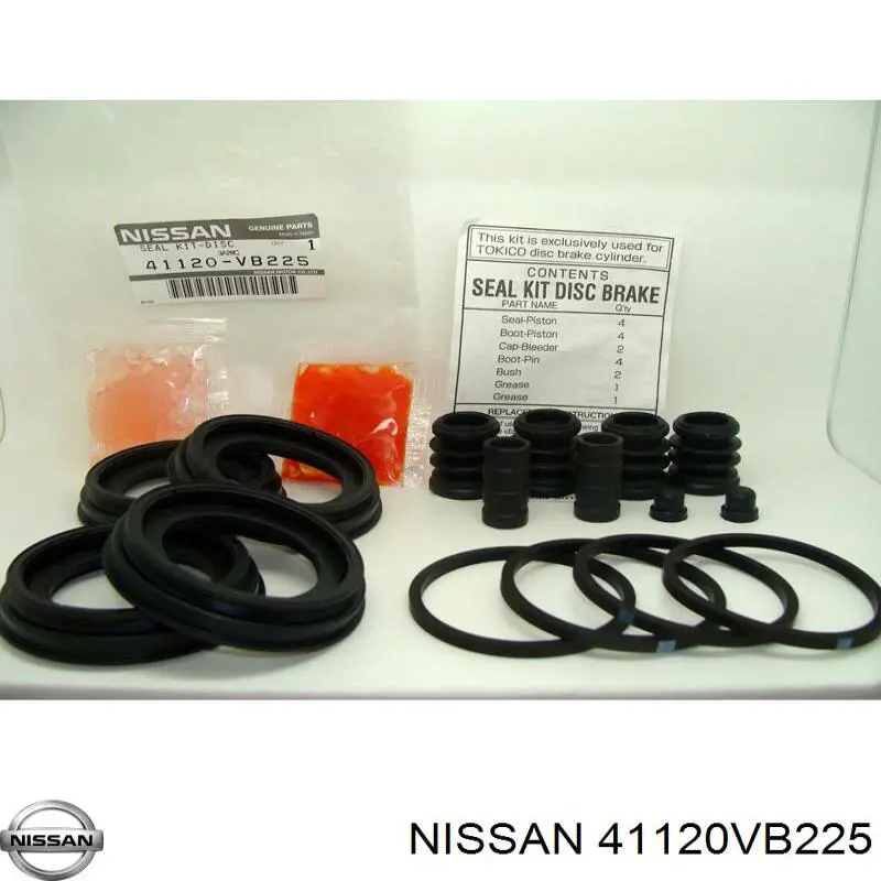 41120VB225 Nissan ремкомплект суппорта тормозного переднего