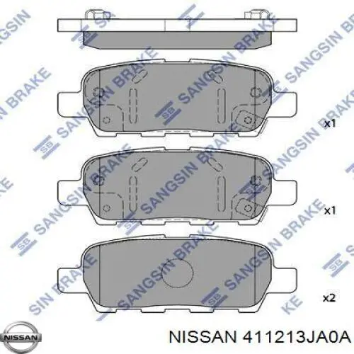 Купить 411213JA0A Nissan/Infiniti Поршень суппорта тормозного переднего