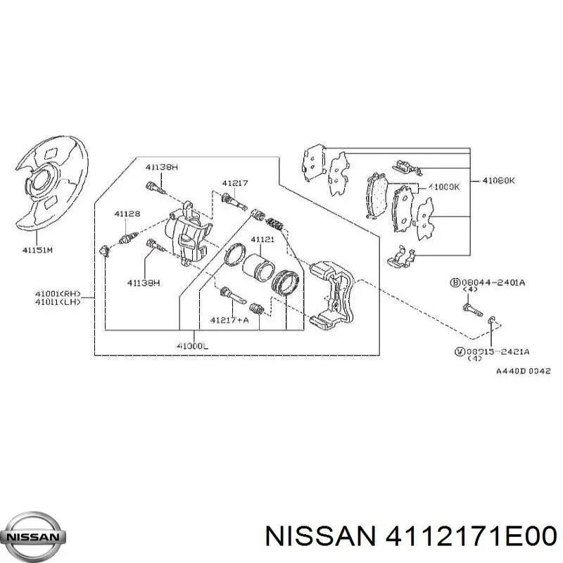 4112171E00 Nissan/Infiniti