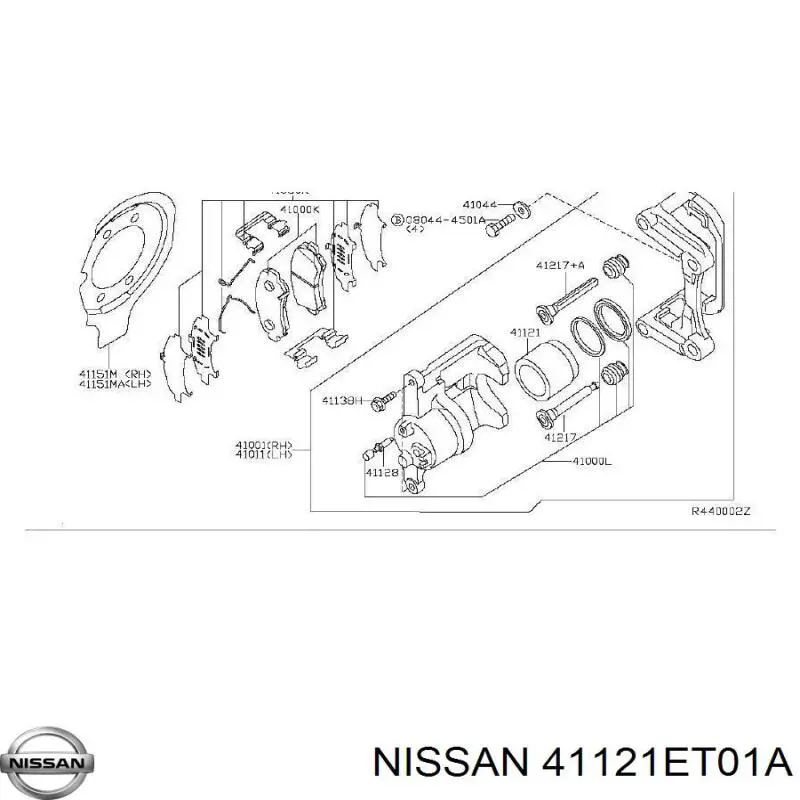 41121ET01A Nissan/Infiniti 