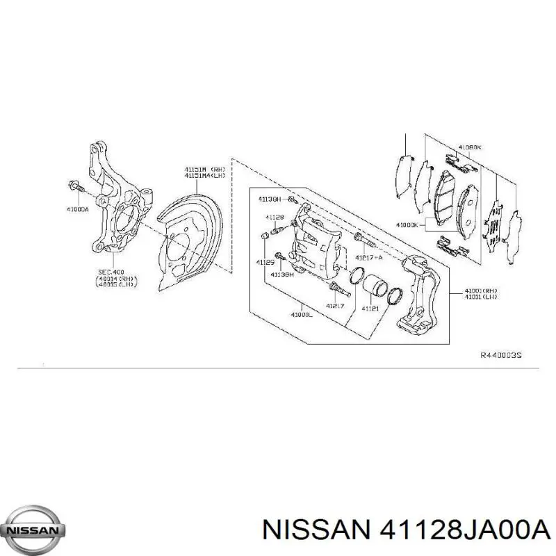 Купить 41128JA00A Nissan/Infiniti 