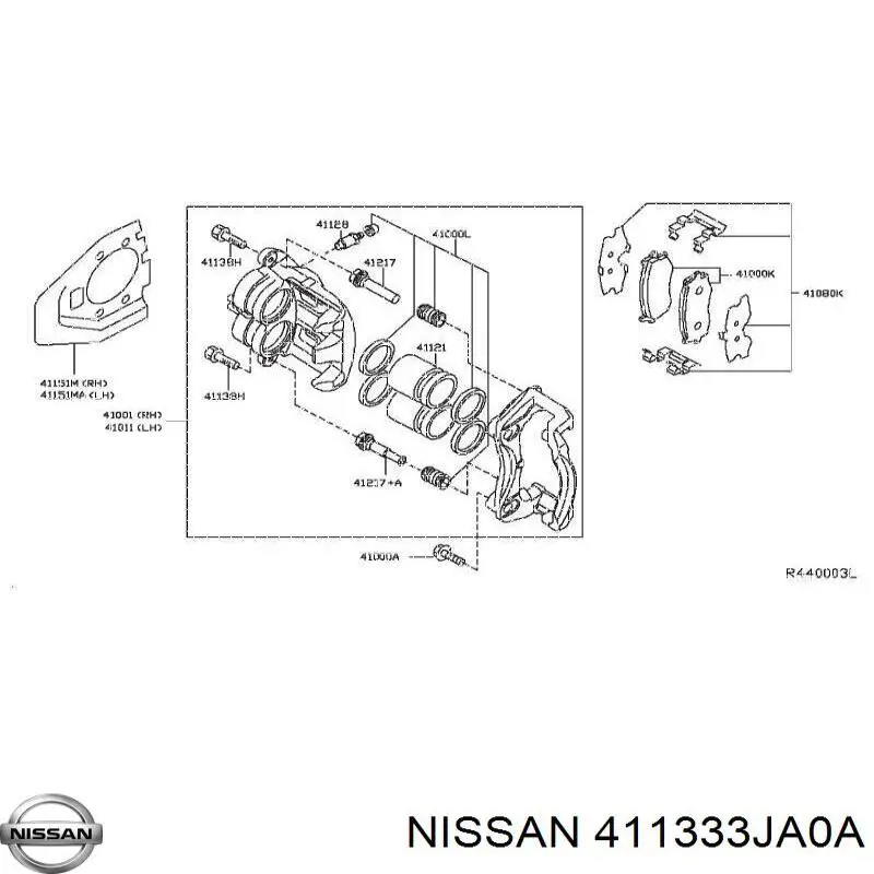  411333JA0A Nissan