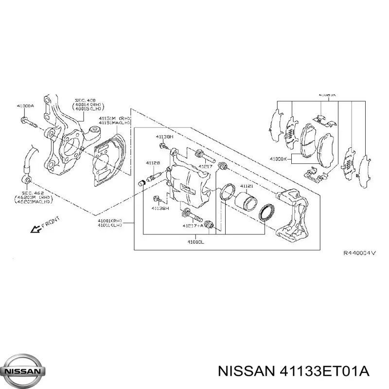 41133ET01A Nissan 