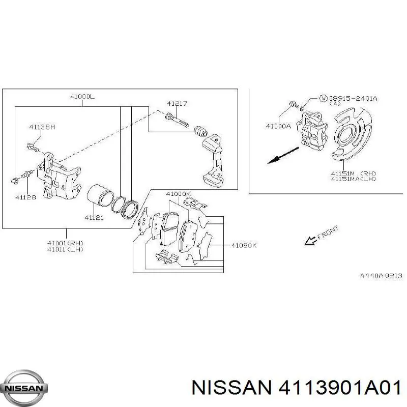 4113901A01 Nissan/Infiniti