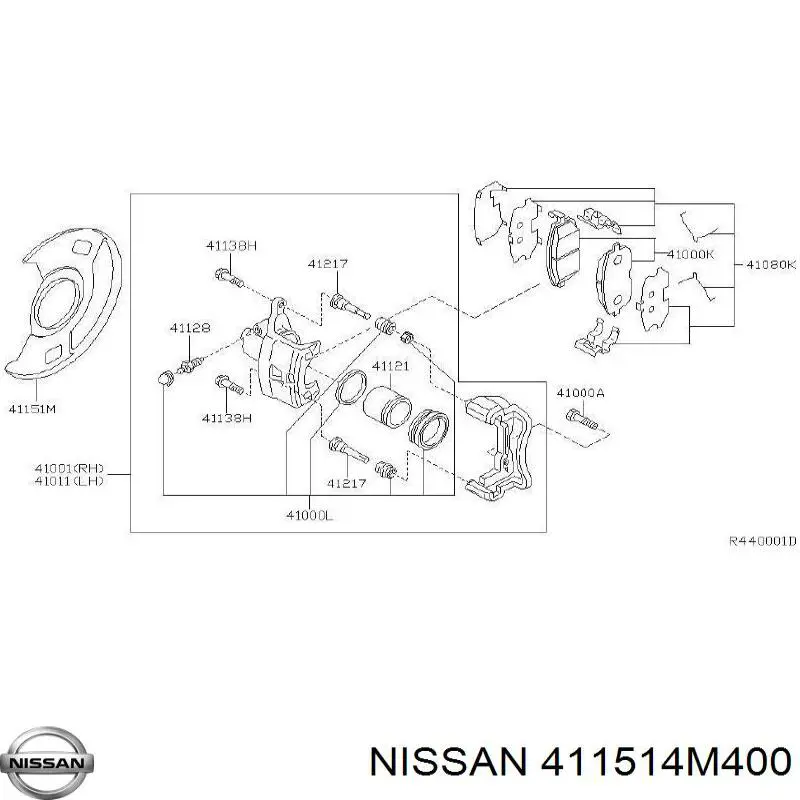 Купить 411514M400 Nissan/Infiniti 