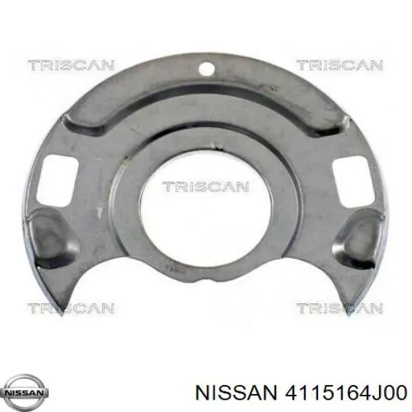 Щиток тормозного диска переднего Nissan/Infiniti 4115164J00 цена, от 10.26 USD