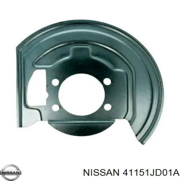 Щиток тормозного диска переднего Renault (RVI) 411509127R цена, от 14.01 USD