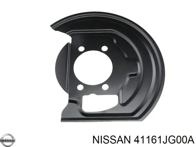 41161JG00A Nissan защита тормозного диска переднего левого