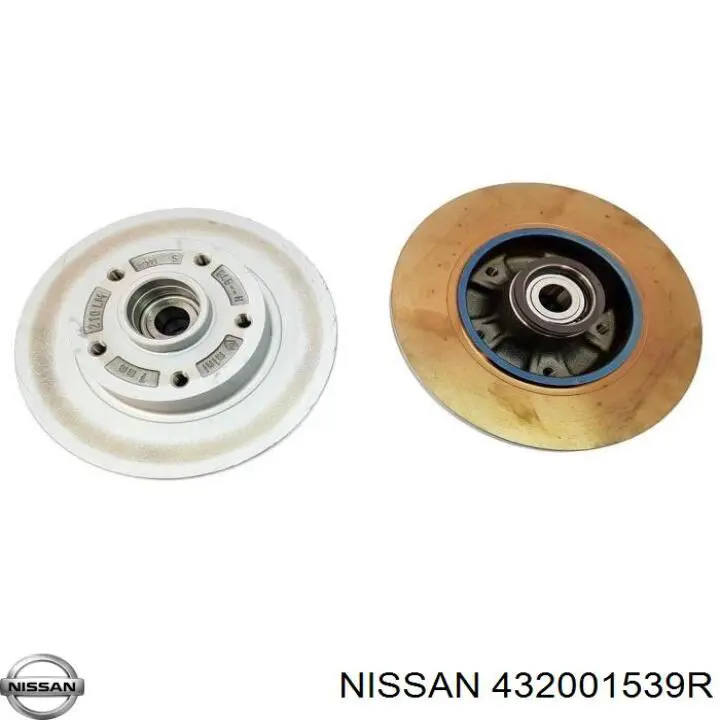 Тормозные диски 432001539R Nissan