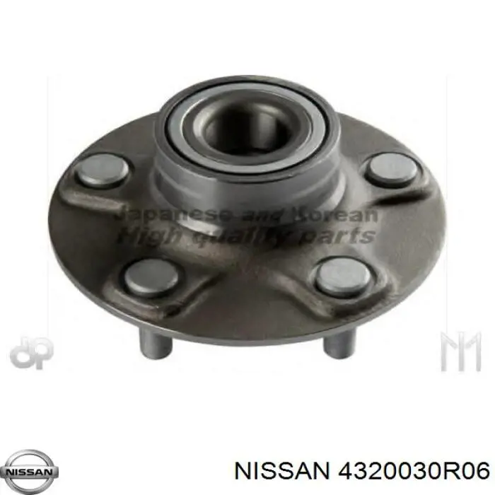 Ступицы задних колес Nissan/Infiniti 4320030R06 цена, от 47.14 USD