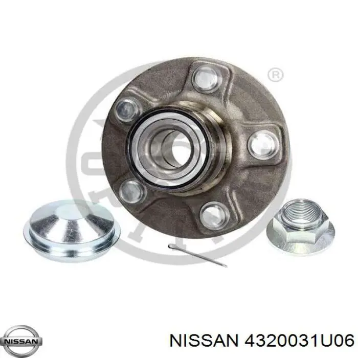 Купить 4320031U06 Nissan/Infiniti Задняя шпиндель