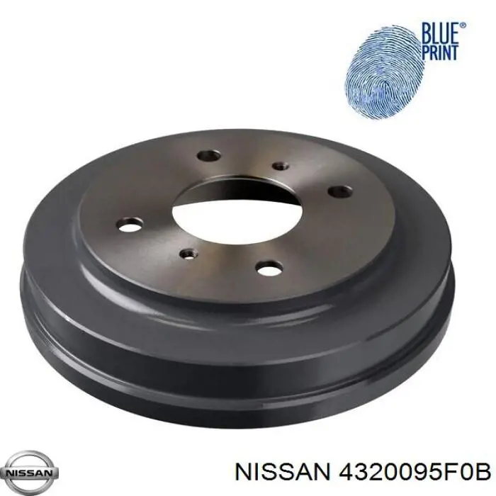 4320095F0B Nissan tambor do freio traseiro