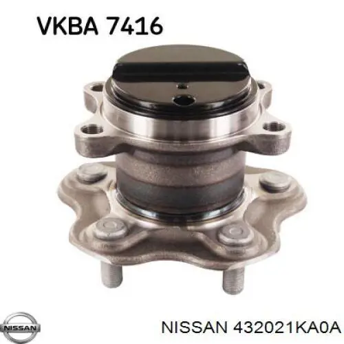 Ступицы задних колес Nissan/Infiniti 432021KA0A цена, от 19.05 USD