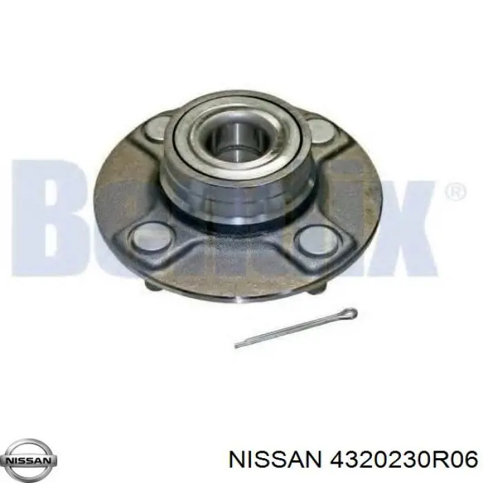 4320230R06 Nissan cubo traseiro