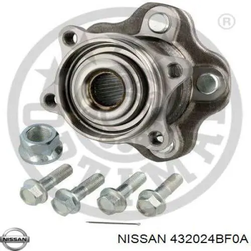 Ступицы задних колес Nissan/Infiniti 432024BF0A цена, от 31.67 USD