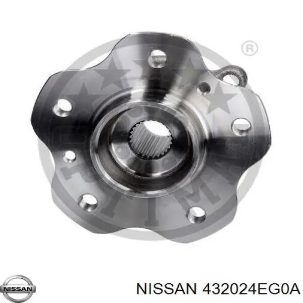 Ступица заднего колеса Nissan/Infiniti 432024EG0A