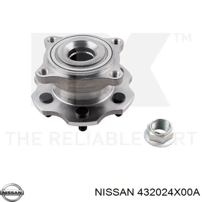 432024X00A Nissan/Infiniti Ступица задняя