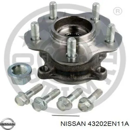 Купить 43202EN11A Nissan/Infiniti Задняя шпиндель
