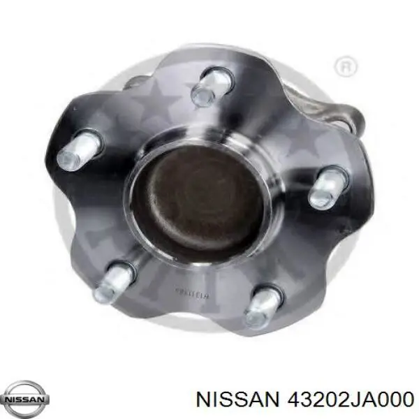 43202JA000 Nissan cubo traseiro