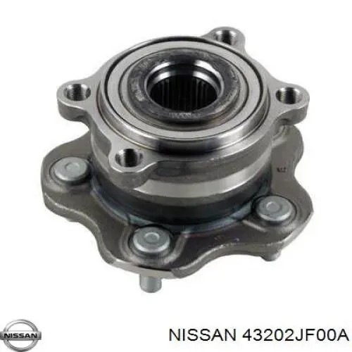 43202JF00A Nissan cubo traseiro