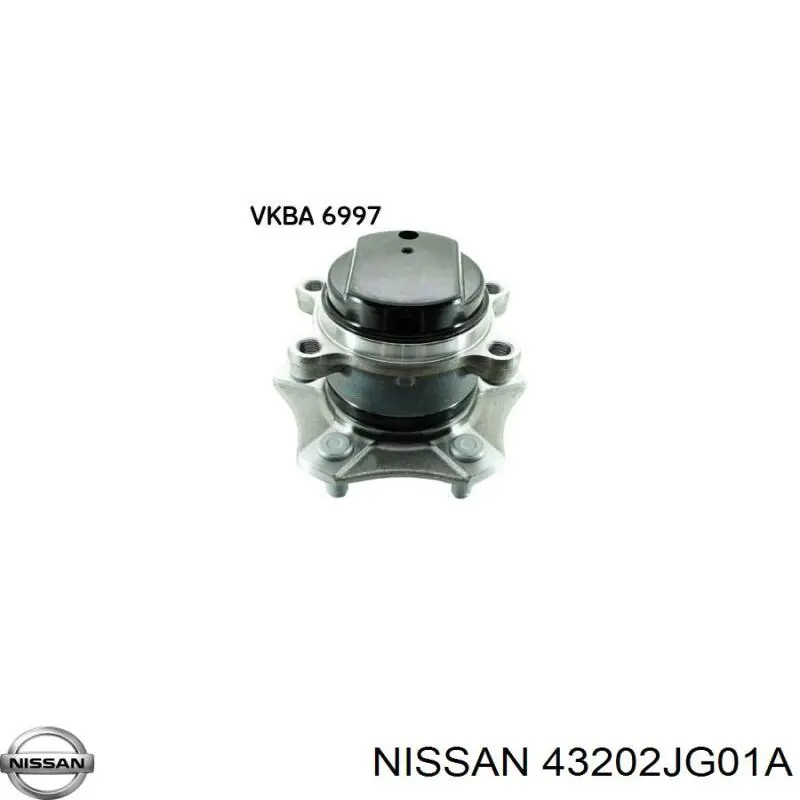 Купить 43202JG01A Nissan/Infiniti Задняя шпиндель