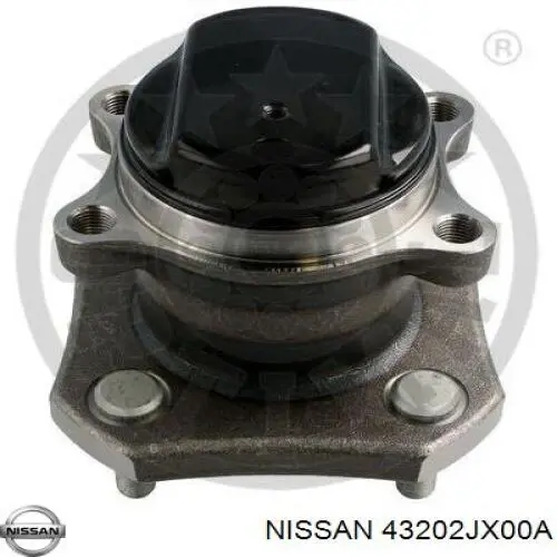 Купить 43202JX00A Nissan/Infiniti Задняя шпиндель