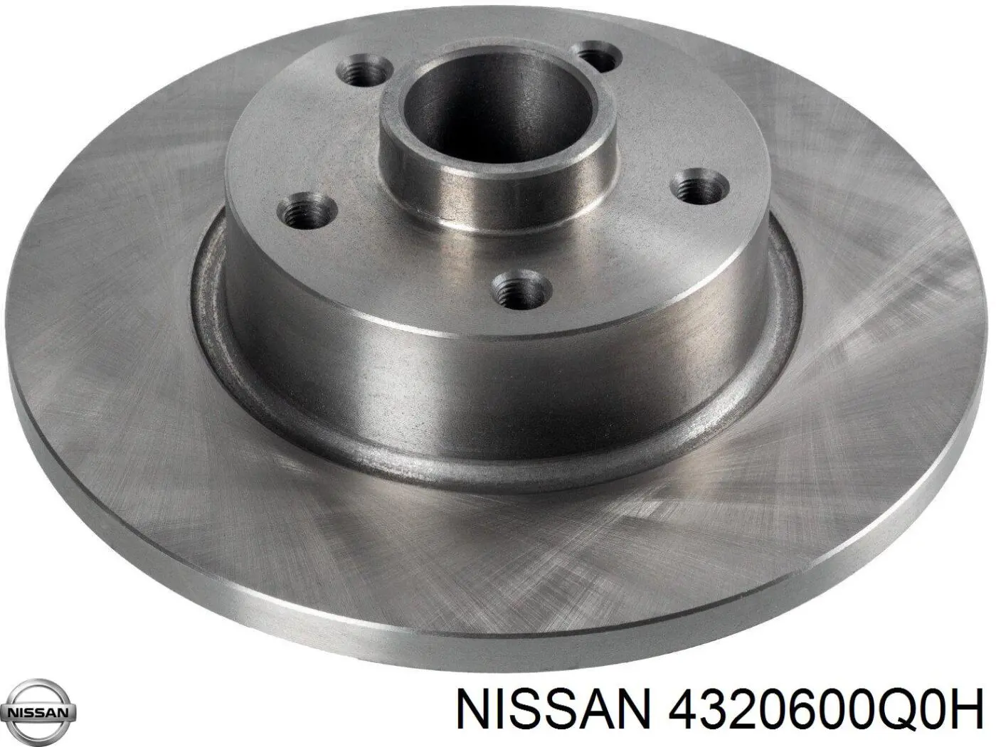 4320600Q0H Nissan disco do freio traseiro