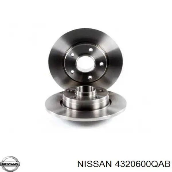 Тормозные диски 4320600QAB Nissan