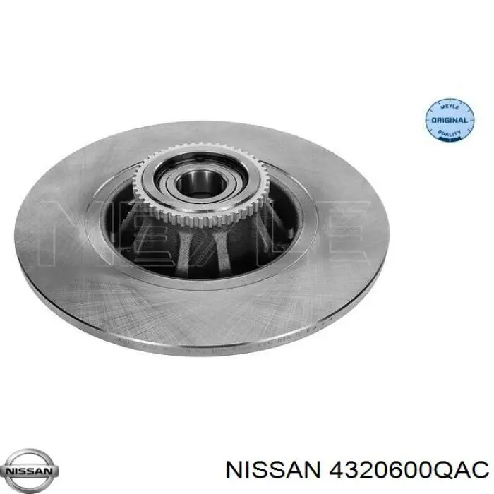 4320600QAC Nissan тормозные диски
