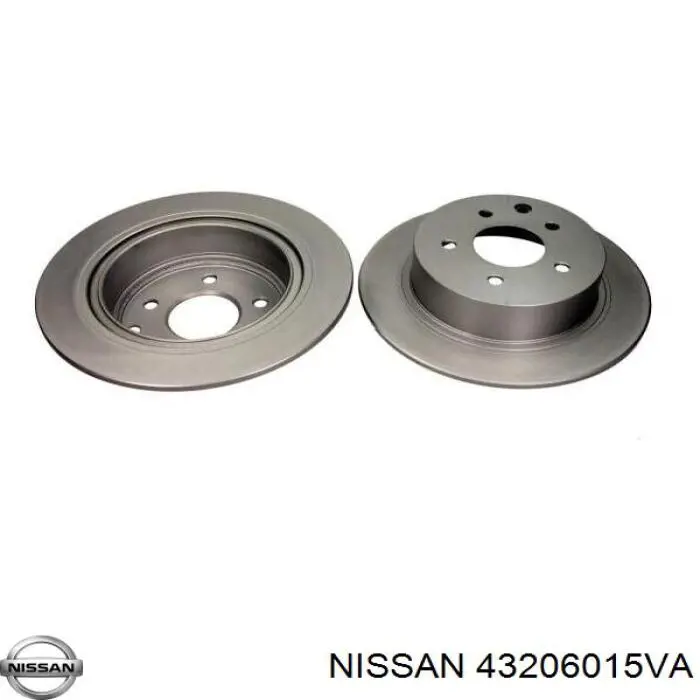 43206015VA Nissan тормозные диски