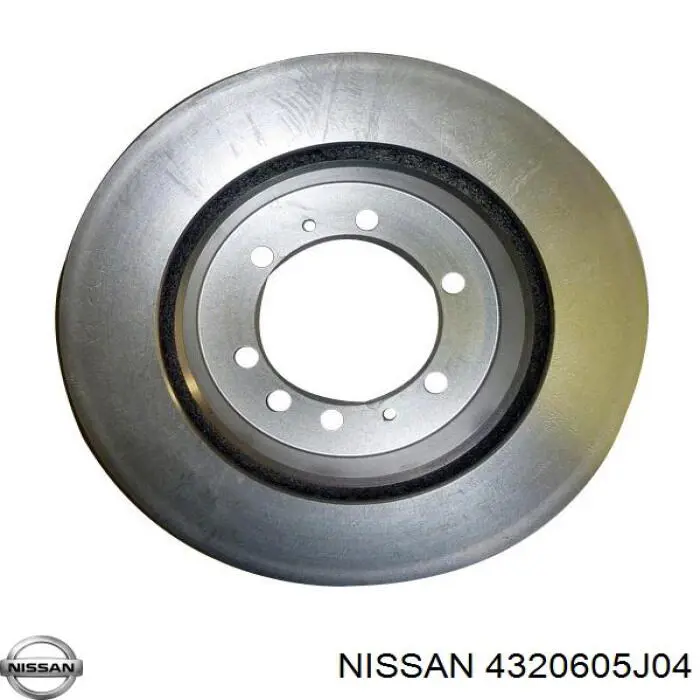 4320605J04 Nissan диск тормозной задний
