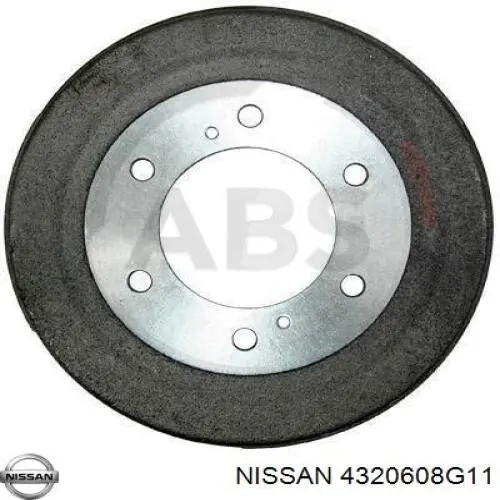 Барабан тормозной задний Nissan/Infiniti 4320608G11 цена, от 53.61 USD