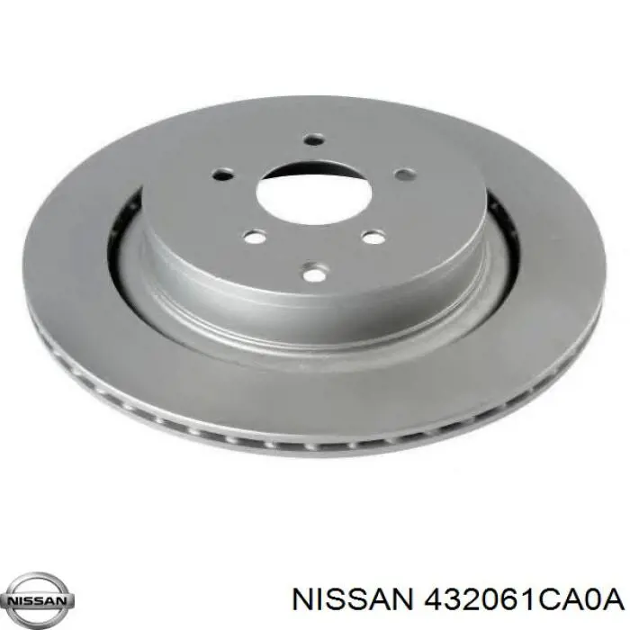 432061CA0A Nissan disco do freio traseiro