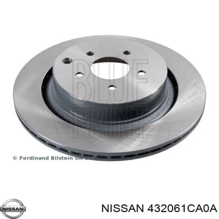 Задний тормозной диск Nissan/Infiniti 432061CA0A цена, от 72.73 USD