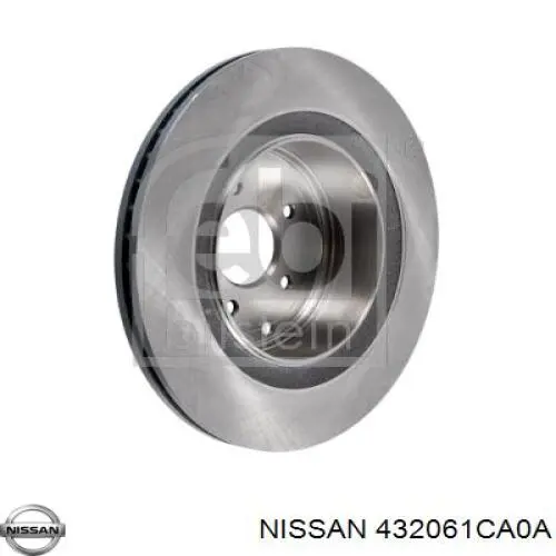 Тормозные диски 432061CA0A Nissan/Infiniti