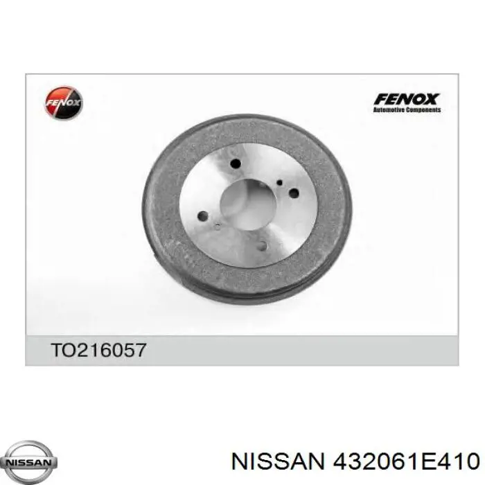 4020621001 Nissan/Infiniti Тормозной барабан