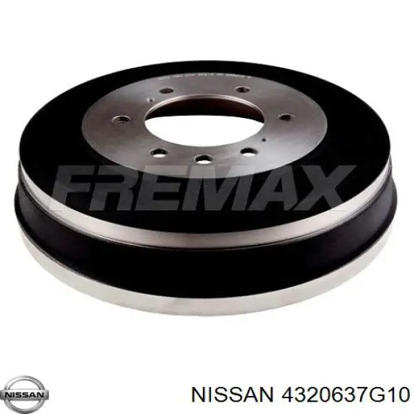 4320637G10 Nissan/Infiniti Тормозной барабан