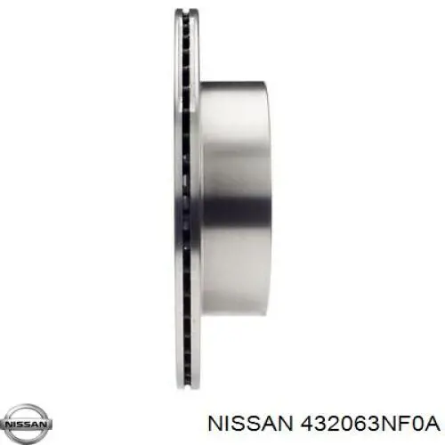 Тормозные диски 432063NF0A Nissan/Infiniti
