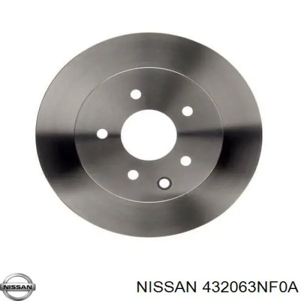 432063NF0A Nissan диск тормозной задний