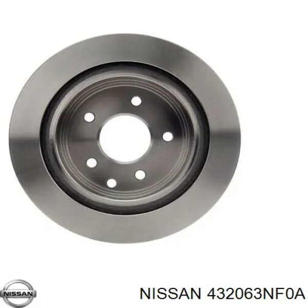 Купить 432063NF0A Nissan/Infiniti Диск тормозной задний