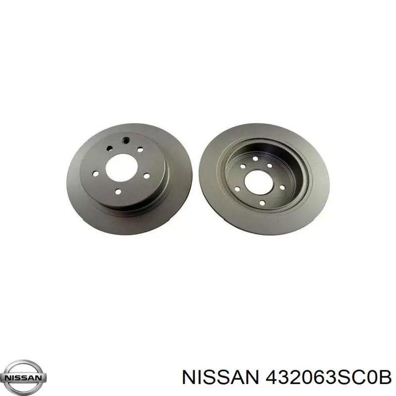 432063SC0B Nissan/Infiniti Диск тормозной передний