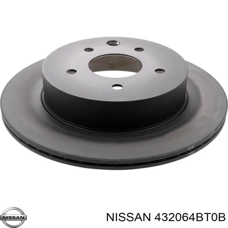 432064BT0B Nissan диск тормозной задний