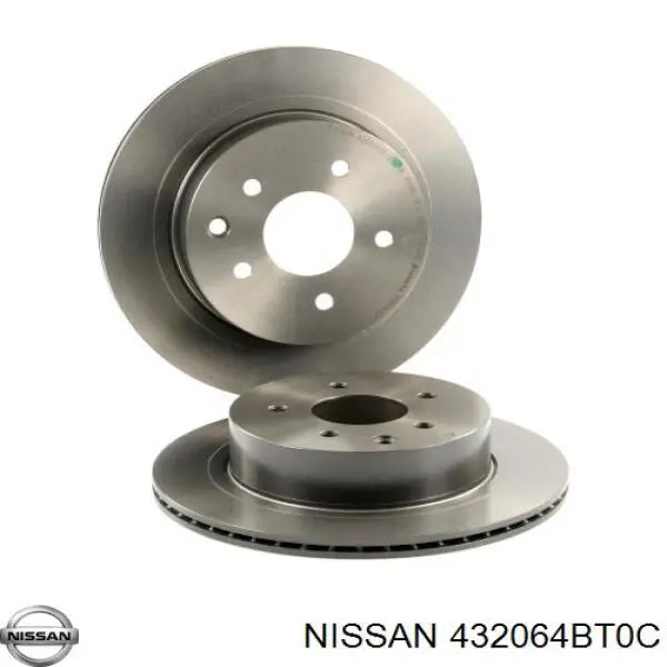 Тормозные диски 432064BT0C Nissan/Infiniti